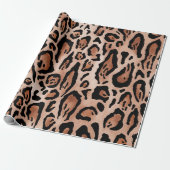 Leopard-Druckmuster Geschenkpapier (Ungerollt)