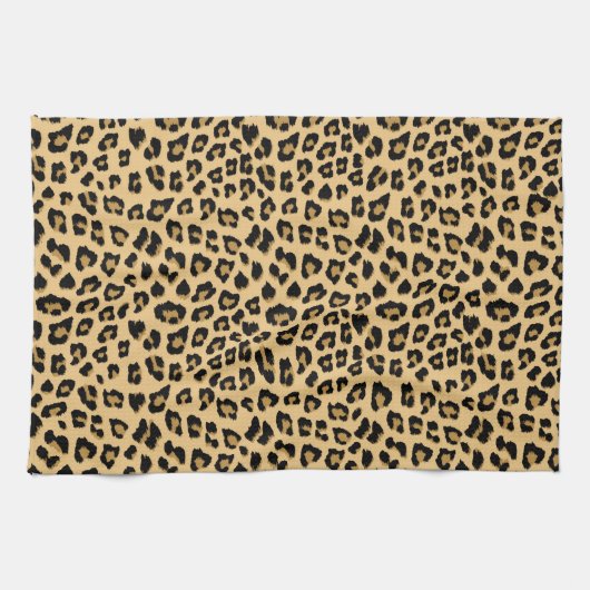 Leopard-Druckmuster Geschirrtuch (Horizontal)