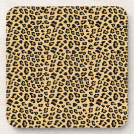 Leopard-Druckmuster Getränkeuntersetzer