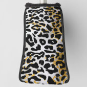 Leopard-Druckmuster Golf Headcover (Rotieren 90)
