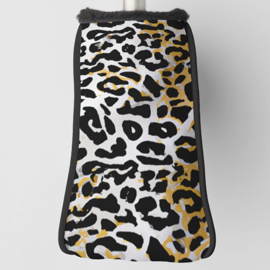 Leopard-Druckmuster Golf Headcover (Rotieren 90)