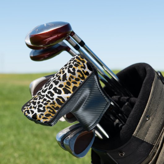 Leopard-Druckmuster Golf Headcover (In Situ)