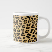 Leopard-Druckmuster Jumbo-Tasse (Rechts)