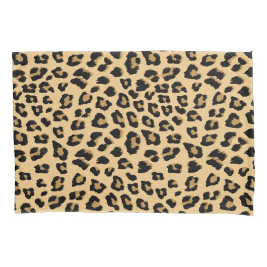 Leopard-Druckmuster Kissenbezug (Vorderseite)