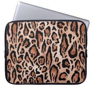 Leopard-Druckmuster Laptopschutzhülle