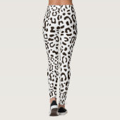 Leopard-Druckmuster Leggings (Rückseite)