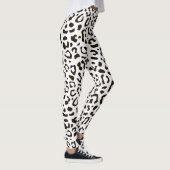 Leopard-Druckmuster Leggings (Rechts)
