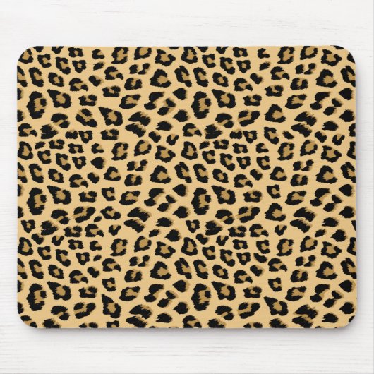 Leopard-Druckmuster Mousepad (Vorne)
