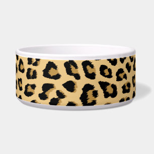 Leopard-Druckmuster Napf