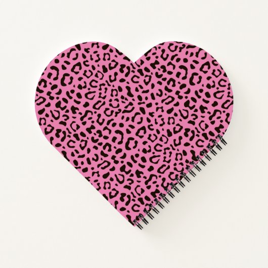 Leopard-Druckmuster Notizblock (Rückseite)