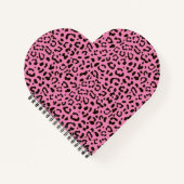 Leopard-Druckmuster Notizblock (Vorderseite)