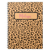 Leopard-Druckmuster Notizblock (Vorderseite)