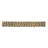 Leopard-Druckmuster Satinband (Vorderseite)