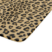 Leopard-Druckmuster Schneidebrett (Ecke)