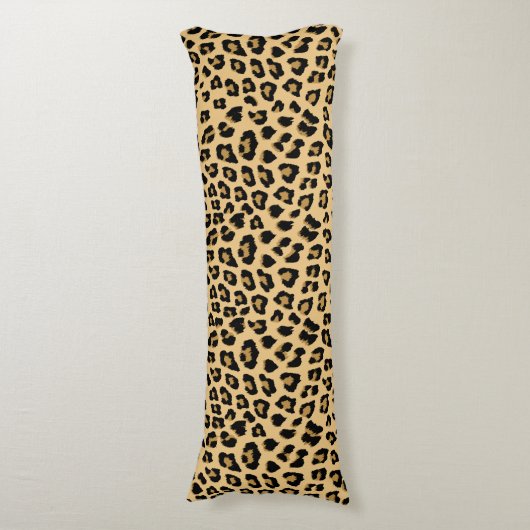 Leopard-Druckmuster Seitenschläferkissen (Vorderseite Vertikal)