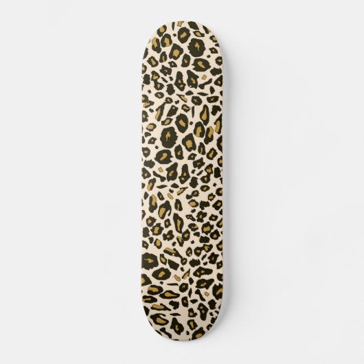 Leopard-Druckmuster Skateboard (Vorderseite)