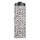 Leopard-Druckmuster Thermosbecher (Vorderseite)