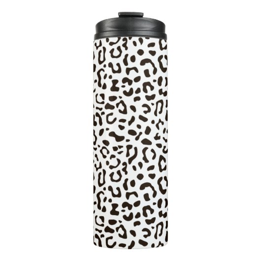 Leopard-Druckmuster Thermosbecher (Vorderseite)