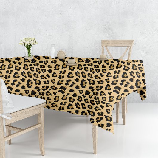 Leopard-Druckmuster Tischdecke