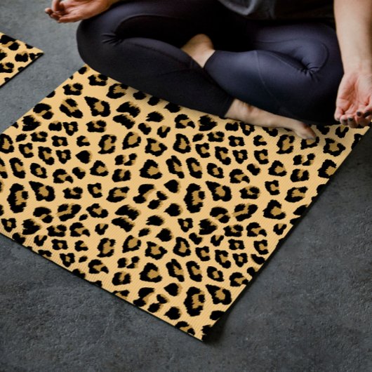 Leopard-Druckmuster Yogamatte