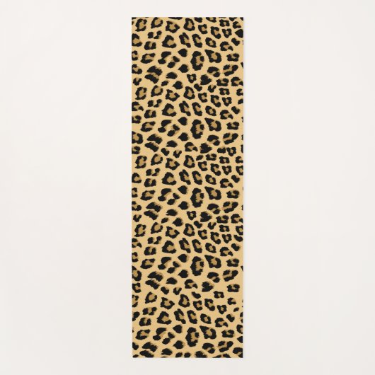 Leopard-Druckmuster Yogamatte (Vorderseite)