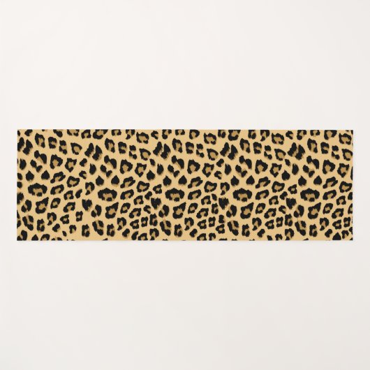 Leopard-Druckmuster Yogamatte (Vorderseite (Horizontal))