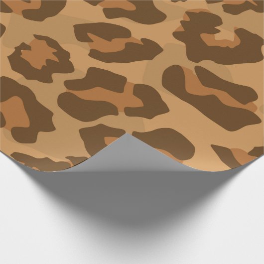 LEOPARD-DRUCKPAPIER GESCHENKPAPIER (Ecke)