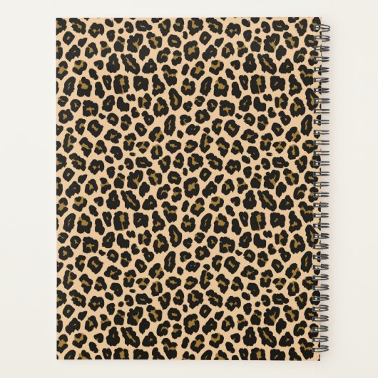 Leopard-Druckplaner Planer (Rückseite)