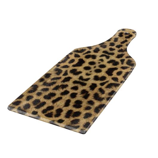 Leopard-Druckplatine Schneidebrett (Ecke)
