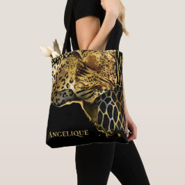 Leopard druckt abstrakte Safari-Tierhaut Tasche