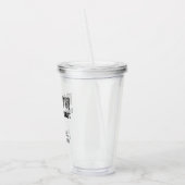 Leopard-Druckzähne für Dentalhygiene Acryltrinkbecher (Links)