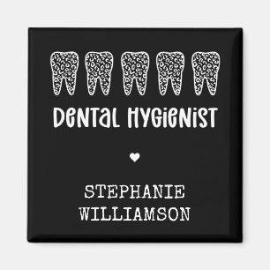 Leopard-Druckzähne für Dentalhygiene Magnet