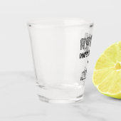 Leopard-Druckzähne für Dentalhygiene Schnapsglas (Links)