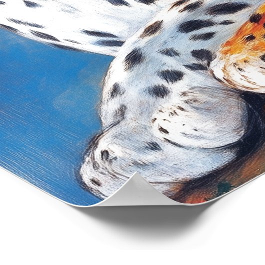 Leopard Duo Poster (Ecke)