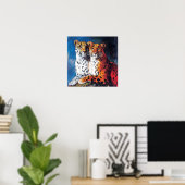 Leopard Duo Poster (Heimbüro)