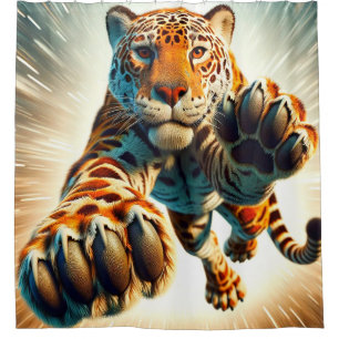 Leopard Duschvorhang
