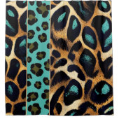 Leopard - Duschvorhang (Vorderseite)