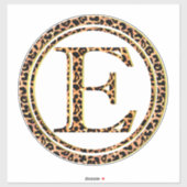 Leopard E Aufkleber (Blatt)
