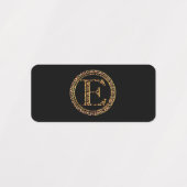 Leopard E Etiketten (Design 2)