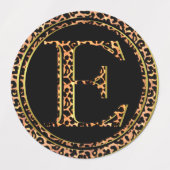 Leopard E Etiketten (Design 2)