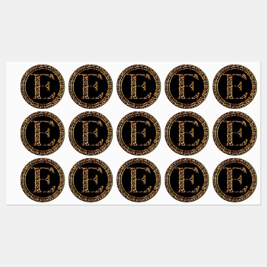 Leopard E Etiketten (Blatt)