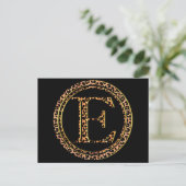 Leopard E Postkarte (Stehend Vorderseite)