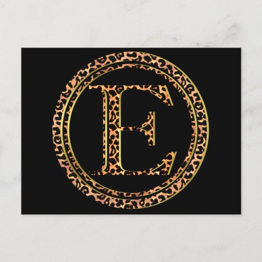 Leopard E Postkarte (Vorderseite)