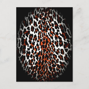 "Leopard Egg" Postkarte