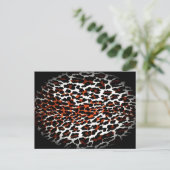 "Leopard Egg" Postkarte (Stehend Vorderseite)