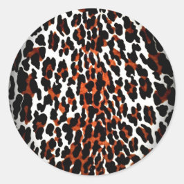 "Leopard Egg" Runder Aufkleber