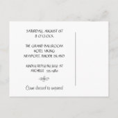 Leopard, Einladung zum Geburtstag (Rückseite)