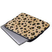 Leopard-Elektronik-Tasche Laptopschutzhülle (Vorne Knopf)