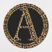 Leopard Etiketten (Design 1)
