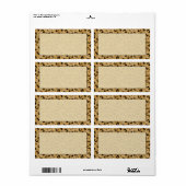 Leopard-Etiketten (Vorne)